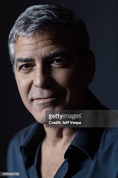 Producer George Clooney of 'Our Brand Is Crisis' poses for a portrait at the 2015 Toronto Film Festival at the TIFF Bell Lightbox on September 15,...