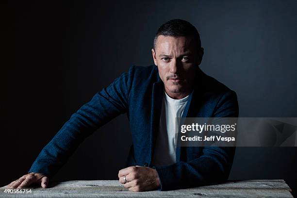 Actor Luke Evans of 'High-Rise' poses for a portrait at the 2015 Toronto Film Festival at the TIFF Bell Lightbox on September 15, 2015 in Toronto,...