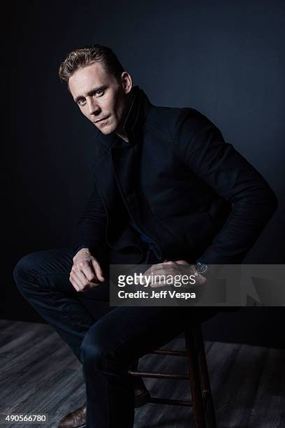 Actor Tom Hiddleston of 'High Rise' poses for a portrait at the 2015 Toronto Film Festival at the TIFF Bell Lightbox on September 15, 2015 in...