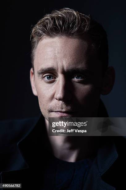 Actor Tom Hiddleston of 'High Rise' poses for a portrait at the 2015 Toronto Film Festival at the TIFF Bell Lightbox on September 15, 2015 in...