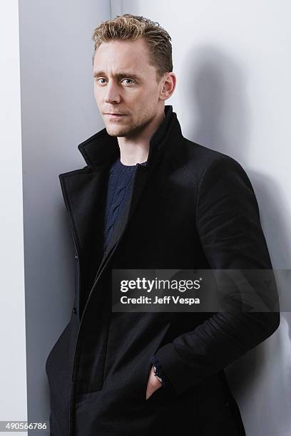 Actor Tom Hiddleston of 'High Rise' poses for a portrait at the 2015 Toronto Film Festival at the TIFF Bell Lightbox on September 15, 2015 in...