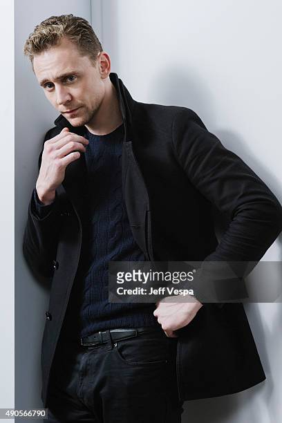 Actor Tom Hiddleston of 'High Rise' poses for a portrait at the 2015 Toronto Film Festival at the TIFF Bell Lightbox on September 15, 2015 in...