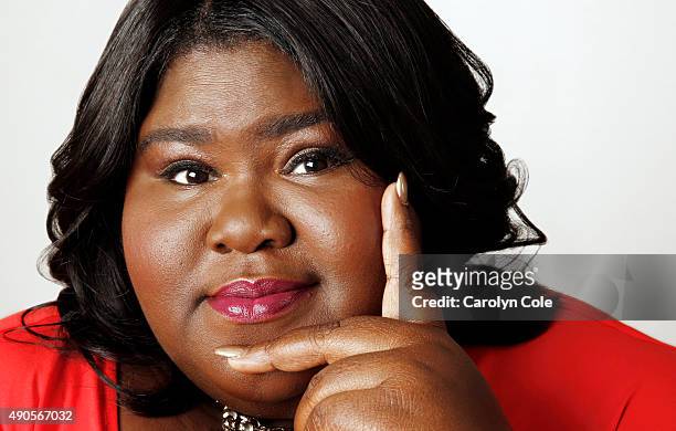 Actress Gabourey Sidibe is photographed for Los Angeles Times on September 5, 2015 in New York City. PUBLISHED IMAGE. CREDIT MUST BE: Carolyn...