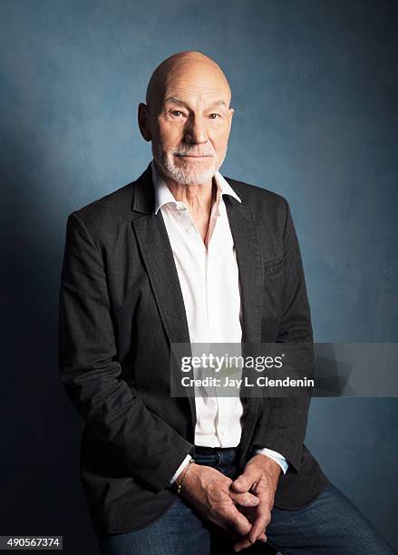 Sir Patrick Stewart, from the movie "Green Room" is photographed for Los Angeles Times on September 25, 2015 in Toronto, Ontario. PUBLISHED IMAGE....