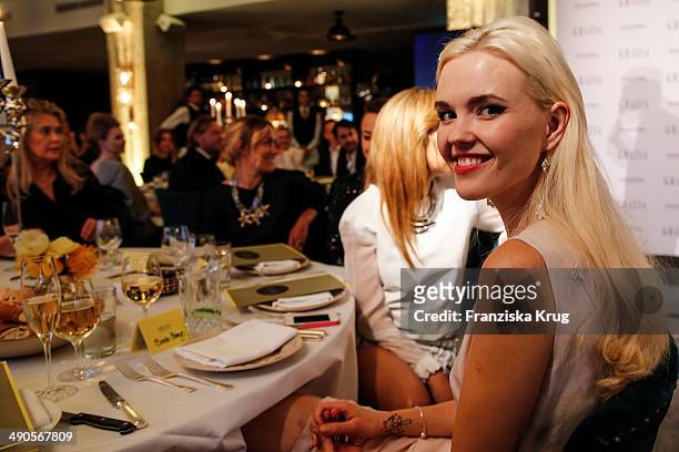 Bonnie Strange attends the Pandora At Grazia Best Dressed Award at Soho House on May 14, 2014 in Berlin, Germany.