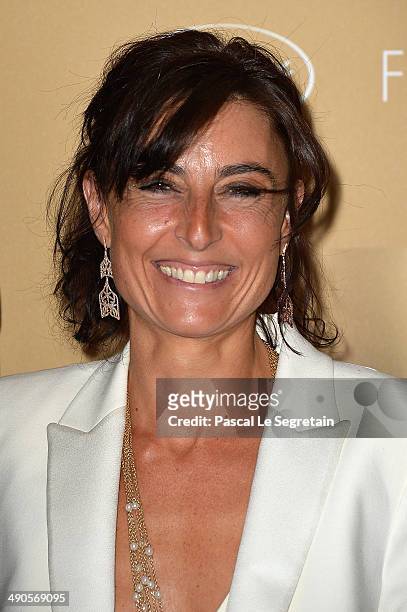 Nathalie Iannetta attends the Opening Ceremony dinner during the 67th Annual Cannes Film Festival on May 14, 2014 in Cannes, France.