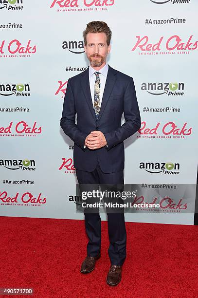 Actor Josh Meyers attends the Amazon red carpet premiere for the brand new original comedy series "Red Oaks" on September 29, 2015 in New York City.