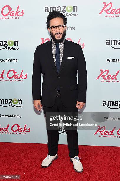 Actor Ennis Esmer attends the Amazon red carpet premiere for the brand new original comedy series "Red Oaks" on September 29, 2015 in New York City.
