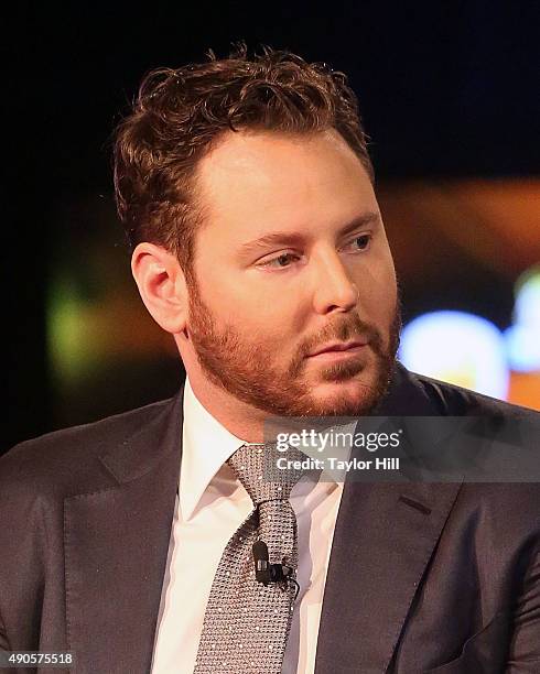 Sean Parker attends the 2015 Clinton Global Initiative Annual Meeting at Sheraton Times Square on September 29, 2015 in New York City.