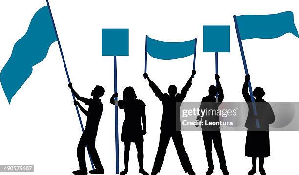 fans - protestor stock illustrations