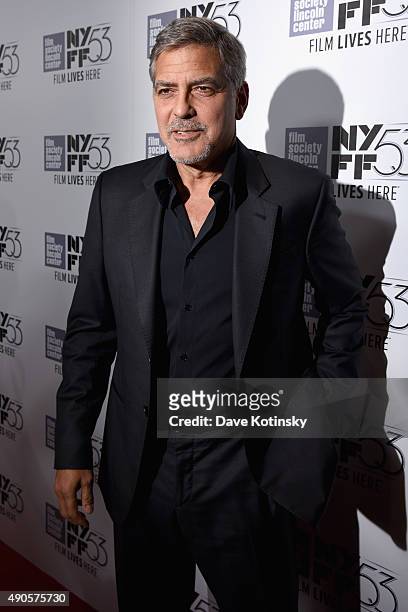 Actor George Clooney attends the 15th anniversary screening of "O Brother, Where Art Thou?" during the 53rd New York Film Festival at Alice Tully...