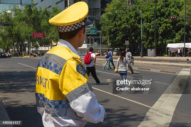 police officer at mexico city - mexican police stock pictures, royalty-free photos & images