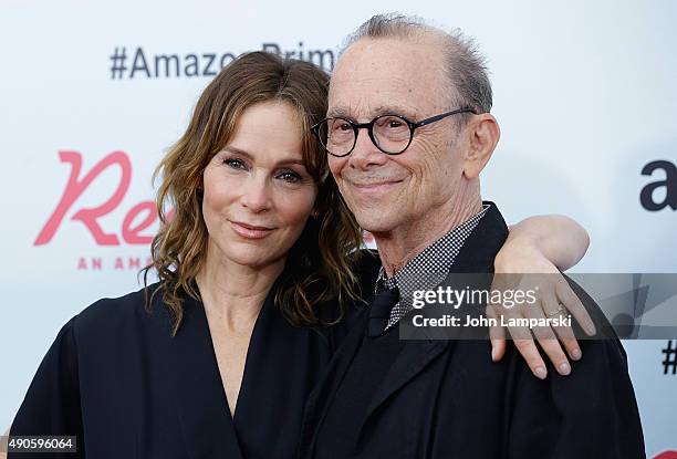Jennifer Grey and Joel Grey attend "Red Oaks" series premiere at Ziegfeld Theater on September 29, 2015 in New York City.