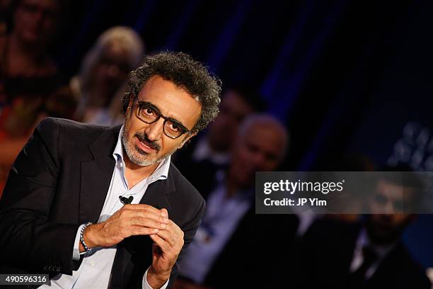 Hamdi Ulukaya, Founder and CEO of Chobani speaks onstage during the Clinton Global Initiative 2015 at the Sheraton New York Times Square Hotel on...