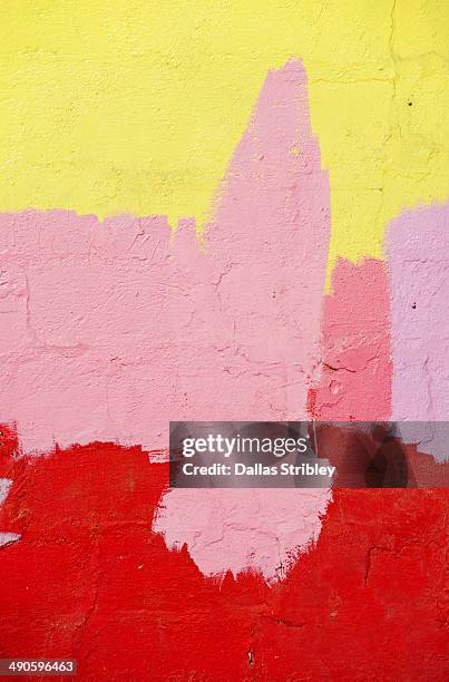 colourful abstract detail of painted wall - street art stock pictures, royalty-free photos & images