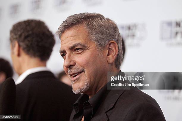Actor George Clooney attends the 53rd New York Film Festival "O Brother, Where Art Thou?" 15th anniversary screening at Alice Tully Hall on September...