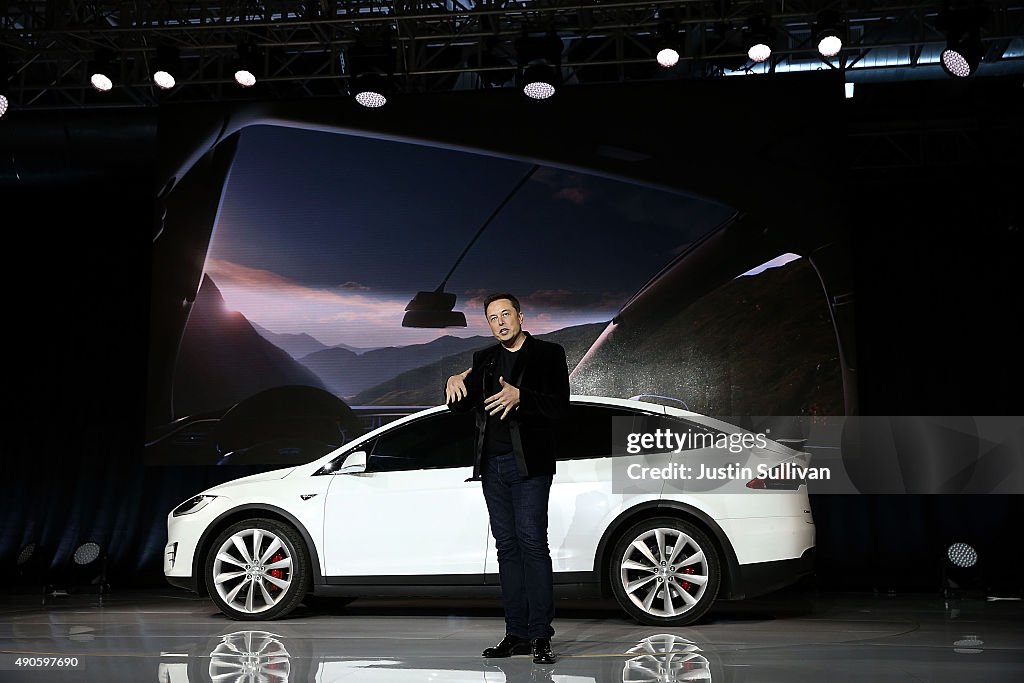 Tesla Debuts Its New Crossover SUV Model, Tesla X