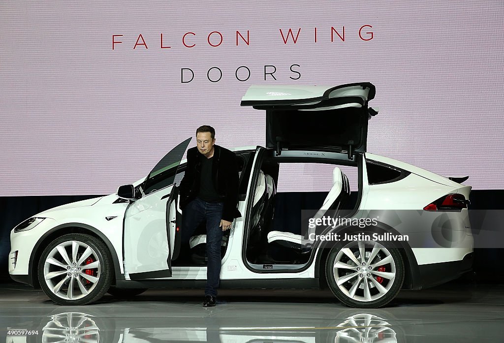 Tesla Debuts Its New Crossover SUV Model, Tesla X