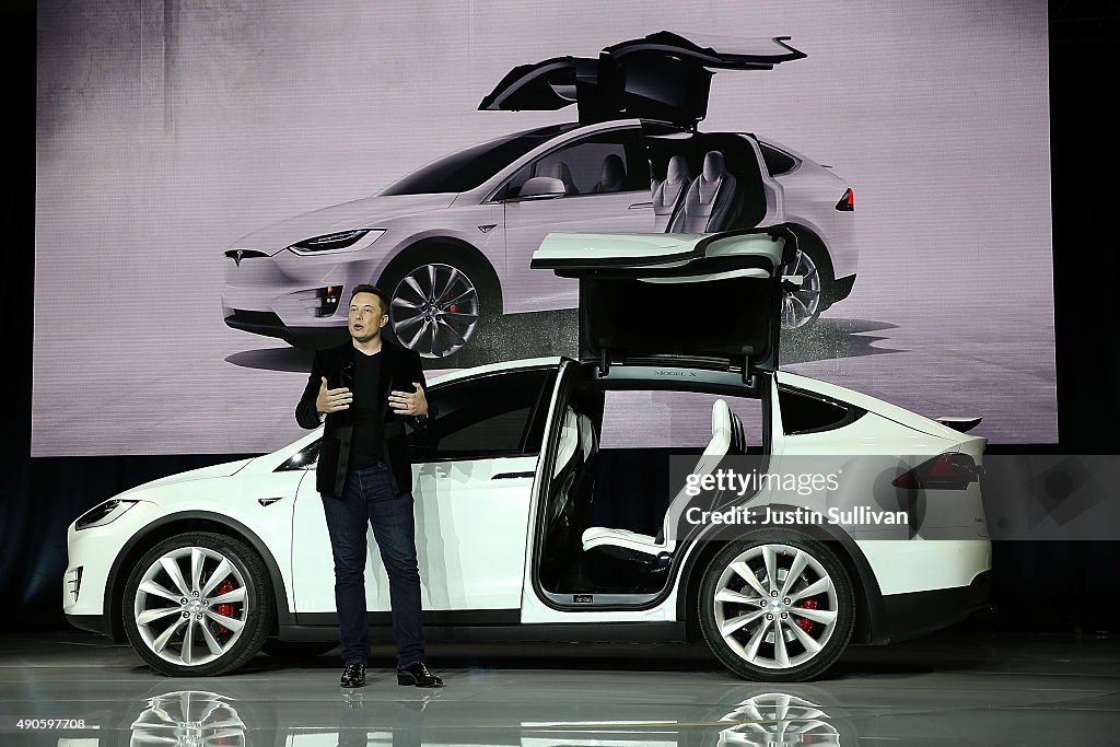 Tesla Debuts Its New Crossover SUV Model, Tesla X