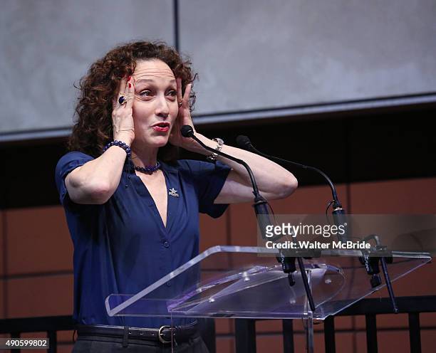 Bebe Neuwirth performs at the Broadway Salutes 2015 in Anita's Way on September 29, 2015 in New York City.