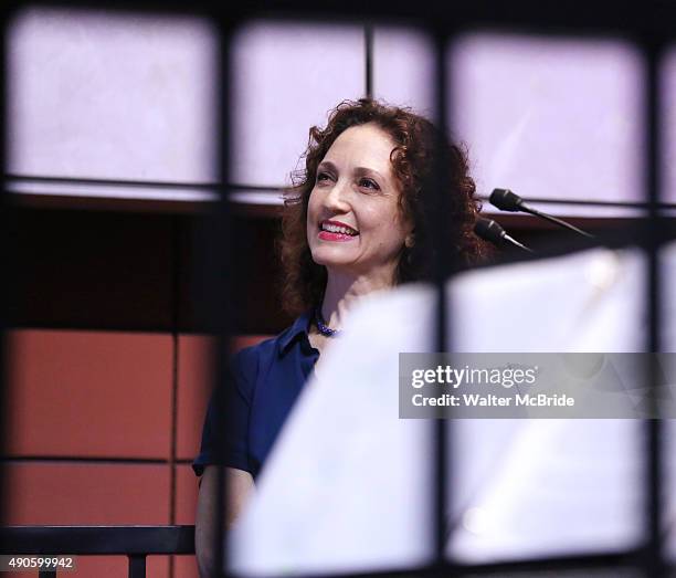 Bebe Neuwirth performing at the Broadway Salutes 2015 in Anita's Way on September 29, 2015 in New York City.
