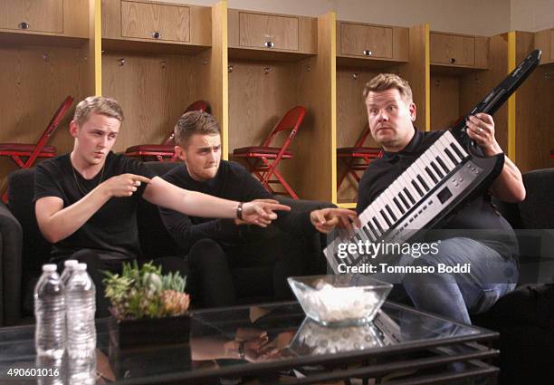 American Express: Unstaged with Disclosure and James Corden on September 29, 2015 in Los Angeles, California.