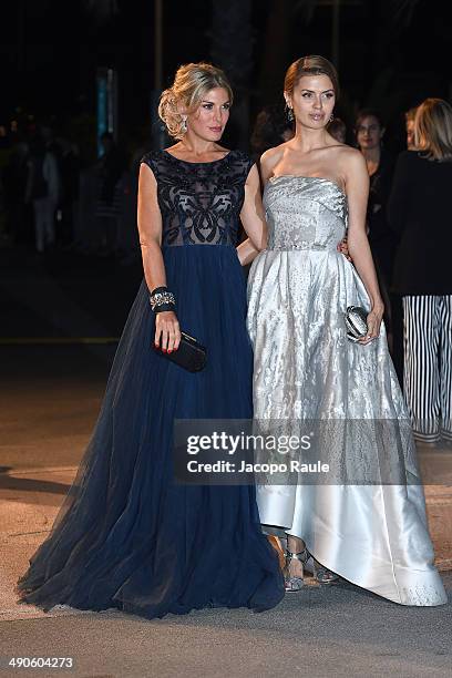 Hofit Golan and Victoria Bonya arrive at the after party for 'Grace of Monaco' on day 1 of the 67th Annual Cannes Film Festival on May 15, 2014 in...