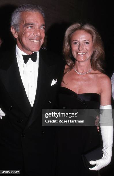 Ralph and Ricky Lauren attend the Costume Institute Gala at the Metropolitan Museum of Art, New York, New York, 1990s.