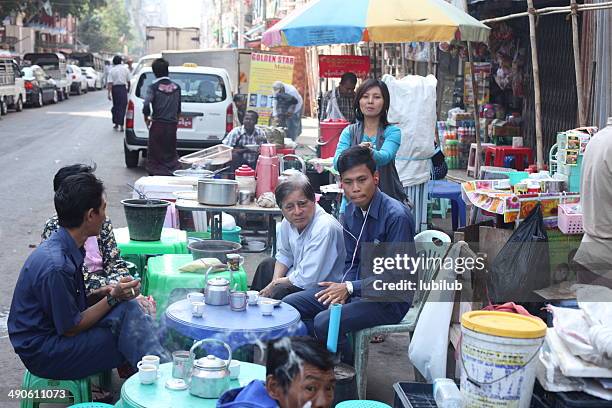 Tea In Myanmar Yangon Tea Photos and Premium High Res Pictures - Getty Images
