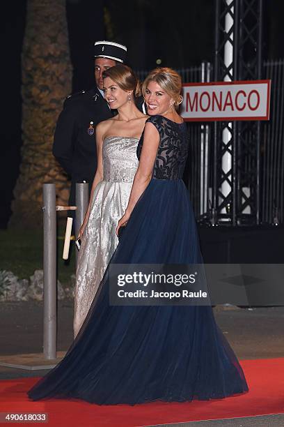 Hofit Golan and Victoria Bonya arrive at the after party for 'Grace of Monaco' on day 1 of the 67th Annual Cannes Film Festival on May 15, 2014 in...