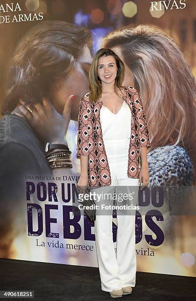 Andrea Guasch attends the 'Por Un Punado de Besos' premiere at Callao Cinema on May 14, 2014 in Madrid, Spain.