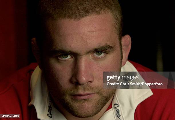 Portrait of Gloucester and England rugby union player, Phil Vickery, 23rd March 2000.