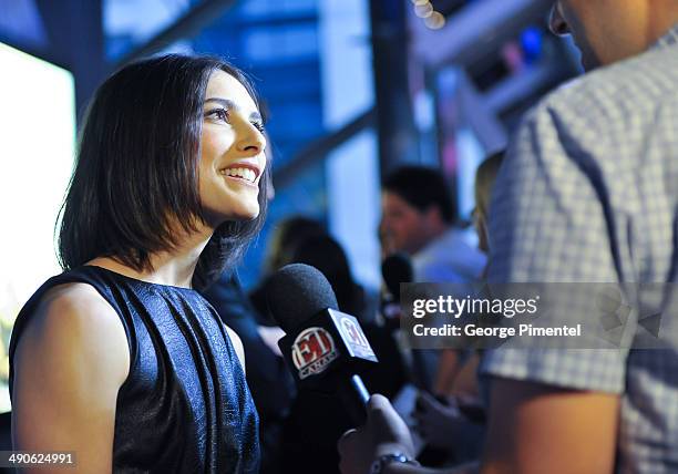 Actress Liane Balaban attends "The Grand Seduction" - Toronto Premiere at Scotiabank on May 14, 2014 in Toronto, Canada.