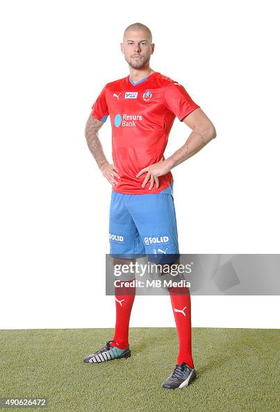 Robin Simovic Robin Simovic of Helsingborgs IF poses during a portrait session on ...