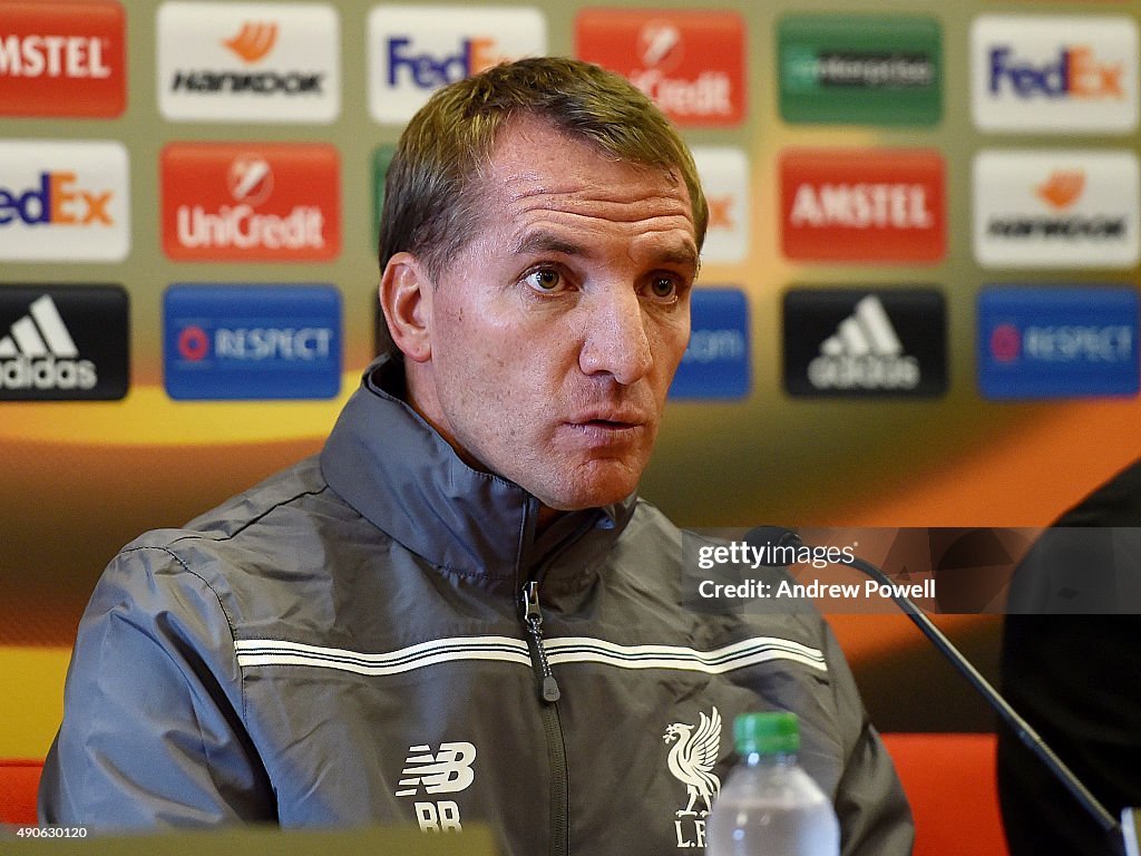 Liverpool FC Training And Press Conference