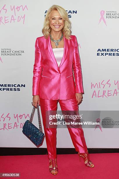 Kerri-Anne Kennerley arrives at the 'Miss You Already' Gala premiere at the State Theatre on September 30, 2015 in Sydney, Australia.