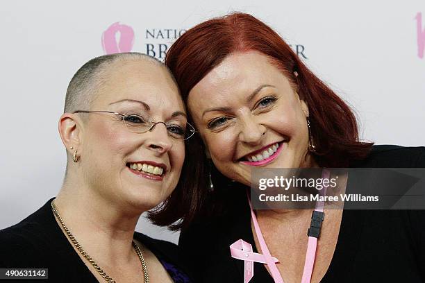 Netie Hooson and Shelley Horton arrive at the 'Miss You Already' Gala premiere at the State Theatre on September 30, 2015 in Sydney, Australia.