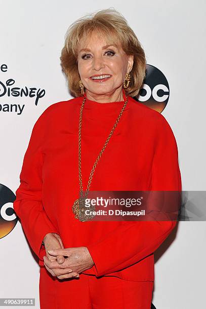 Barbara Walters attends A Celebration of Barbara Walters Cocktail Reception Red Carpet at the Four Seasons Restaurant on May 14, 2014 in New York...
