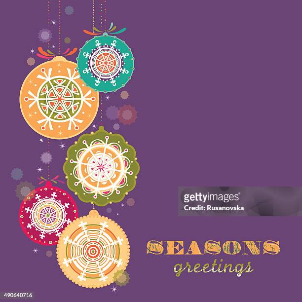 seasons greetings - seasons greeting stock illustrations