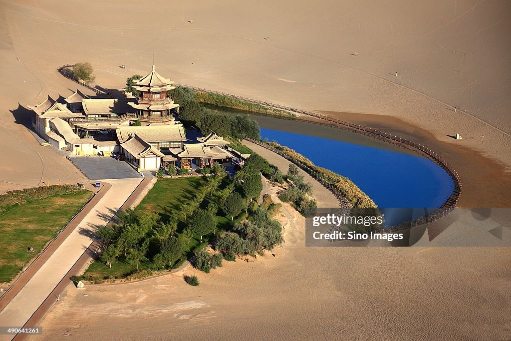 Crescent Lake in Dunhuang,Gansu