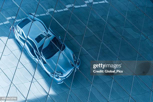 porsche museum, stuttgart - porsche 918 spyder stock pictures, royalty-free photos & images