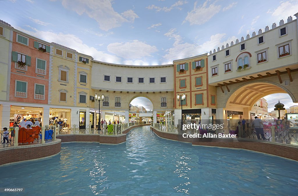 Canal at Villaggio Mall in Doha