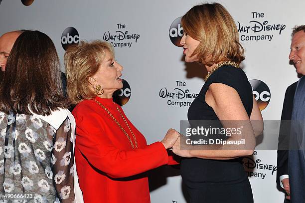 Barbara Walters and Savannah Guthrie attend A Celebration of Barbara Walters Cocktail Reception Red Carpet at the Four Seasons Restaurant on May 14,...