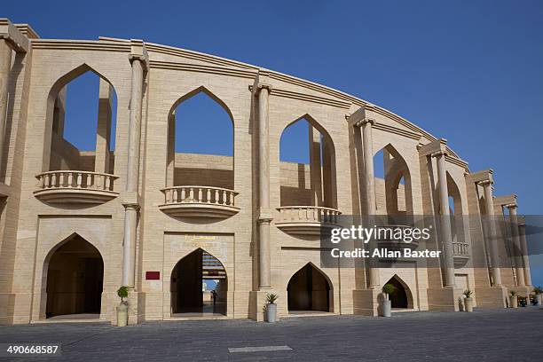 open air theatre at katara cultural village - 2010 stock pictures, royalty-free photos & images