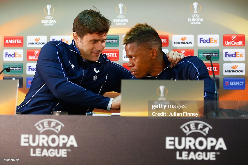 Tottenham Hotspur FC Training and Press Conference