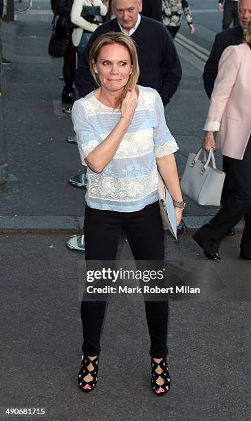 Louise Adams attending a photocall to launch the David Beckham for H&M Swimwear collection on May 14, 2014 in London, England.