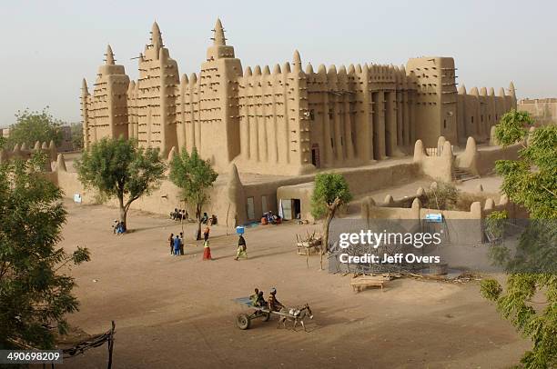 The Great Mosque of Djenne is the largest mud brick building in the world with definite Islamic influences. The mosque is located in the city of...