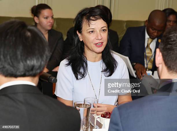 Spouse of the Prime Minister of Albania H.E. Linda Rama attends Autism Speaks' World Focus on Autism on September 30, 2015 in New York City.