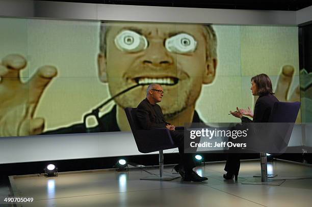 The artist Damien Hirst appearing on the BBC programme Newsnight Review with Kirsty Wark, recorded on and transmitted on . He is talking about his...