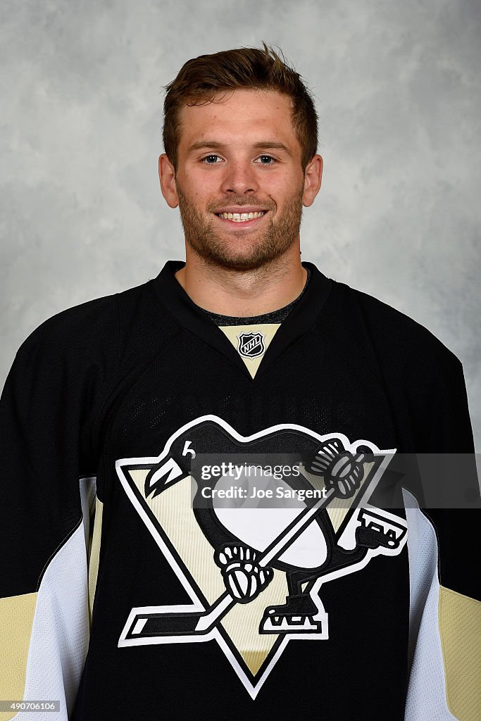Bryan Rust Stache Bryan Rust of the Pittsburgh Penguins poses for his official headshot ...